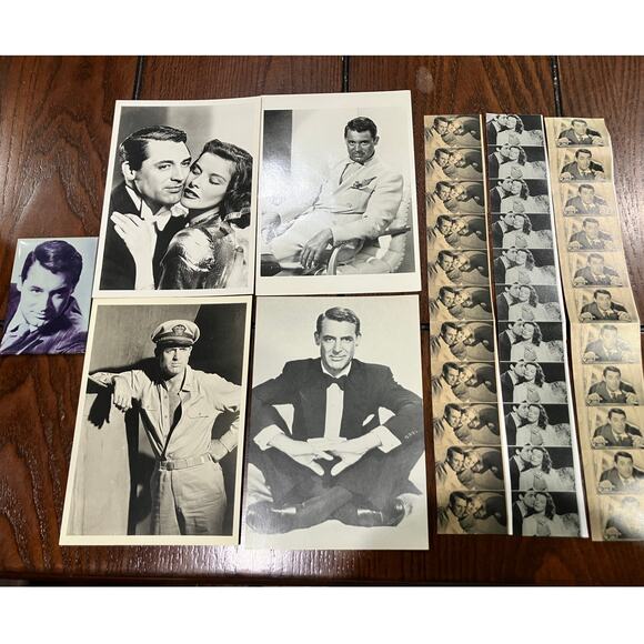 4 Cary Grant Vintage Black & White Postcards, 1 Magnet & 3 Bookmarks! - Picture 13 of 16